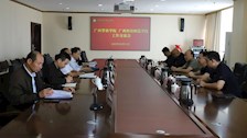 学校党委宣传部、教务处、财务处一行到广西科技师范学院交流学习