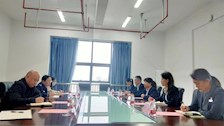 中国银行南宁分行到beat365官网进行业务座谈