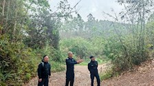 锚定实战导向 筑牢育人根基——警务实战学院赴五合校区踏勘训练场建设选址