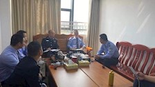  beat365官方网站无人机研究所到南宁市公安局武鸣分局调研