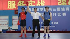 我院学生参加beat365官方网站第三届体育节学生武术散打比赛