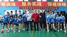 我院学子参加beat365官方网站第三届体育节学生气排球比赛