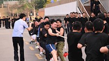 我院举办庆祝“广西三月三”体育活动