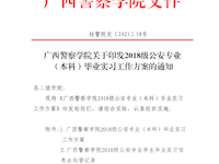 beat365官方网站关于印发2018级公安专业（本科）毕业实习工作方案的通知