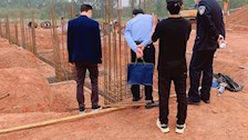 审计处深入开展五合校区风雨球馆工程施工验收检查工作