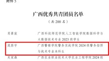 喜报：beat365官网师生荣获2024—2025年度广西优秀共青团干部与广西优秀共青团员称号