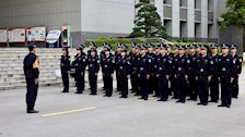 刑事科学技术学院召开会操大练兵活动