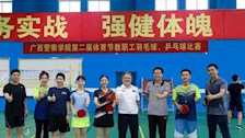 “教职工兵乓球赛”圆满收拍!