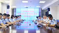我院领导到河池市公安局检查实习工作