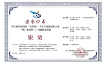 第八届中国国际“互联网+”大学生创新创业大赛“数广集团杯”广西赛区选拔赛银奖