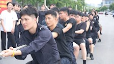 【迎评促建】| 治安学院“迎评促建开新局 强健体魄展风貌”拔河比赛开幕式